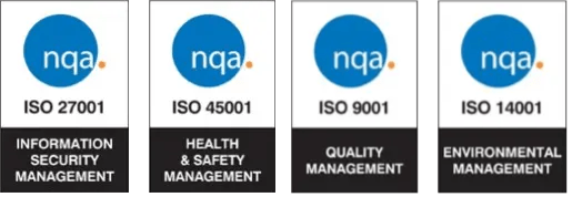ISO Certifications: 9001, 45001, 27001, and 14001